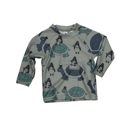 Huxbaby Turtle Print Rashguard - Picture 2 of 2